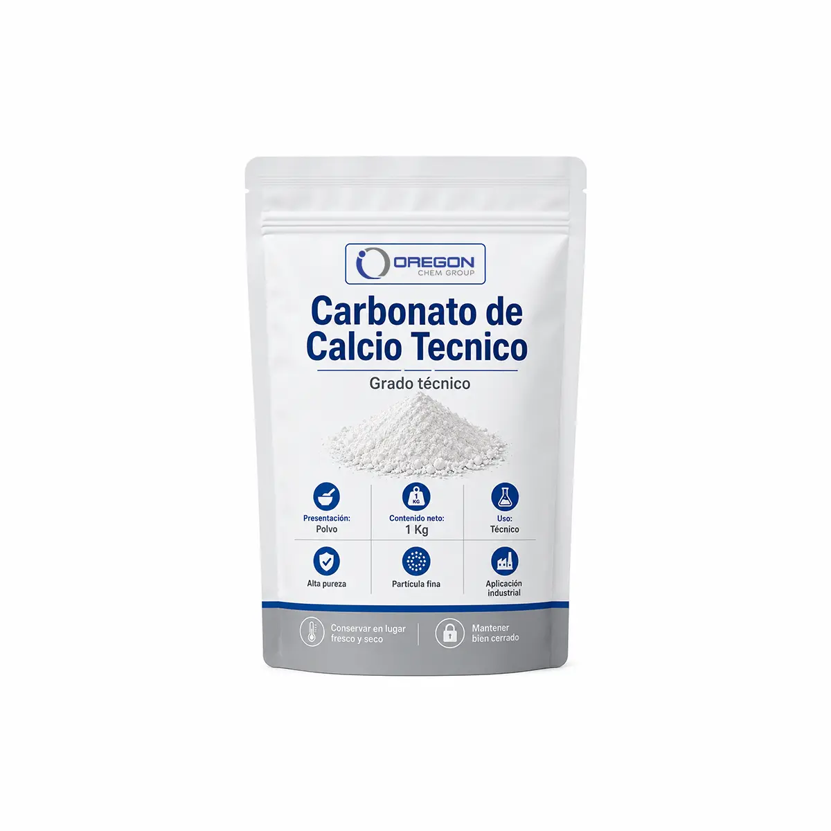 Carbonato De Calcio Tecnico 1 Kg